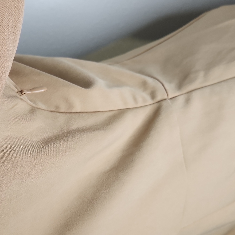 Tan Ruffle Hem Dress - Picture 5 of 6